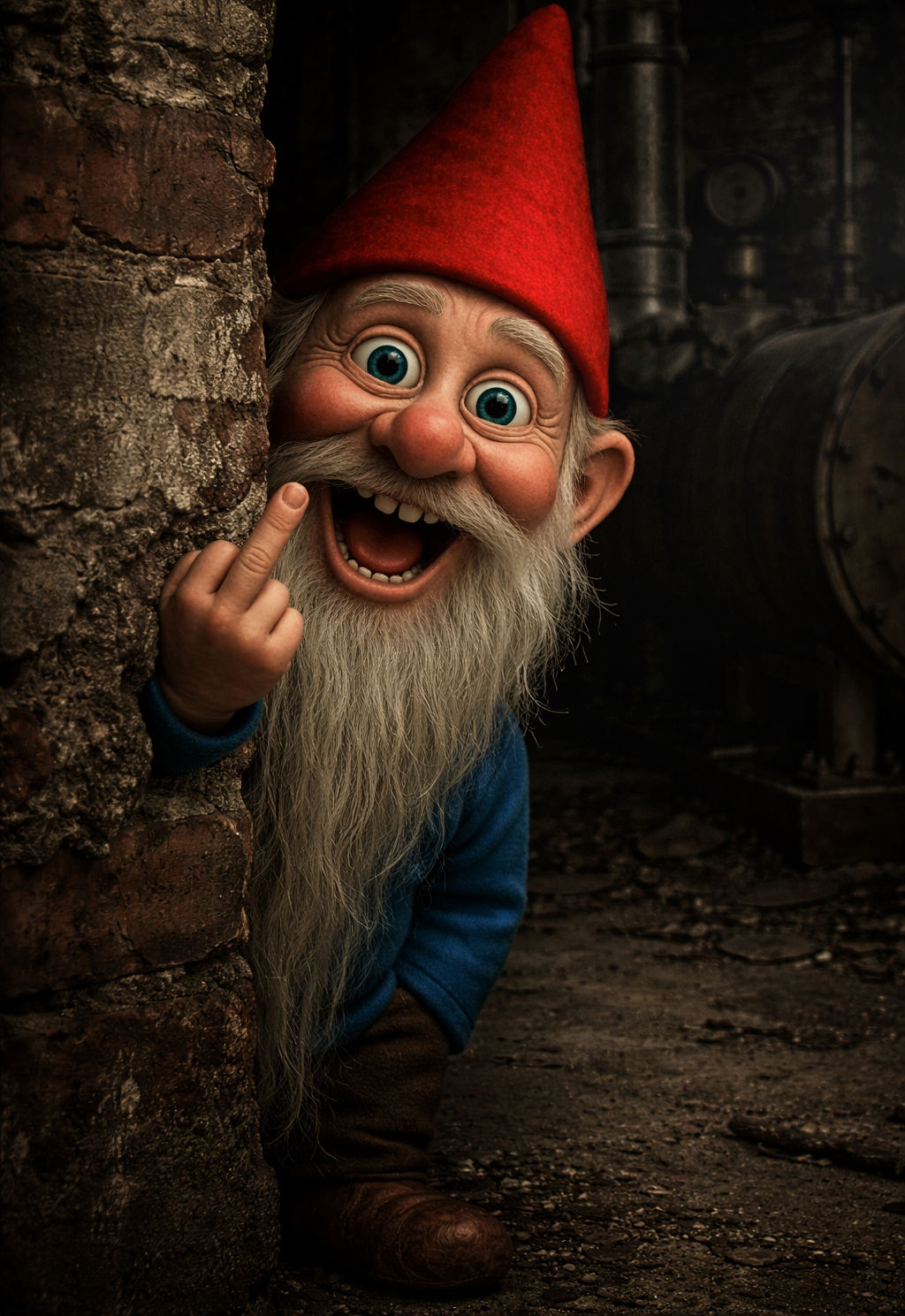 Встреча с гномом в заброшенной котельной